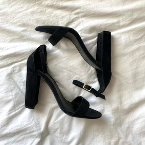 Cato Tall Black Block Heels